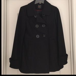 Beautiful black pea coat  size Medium.